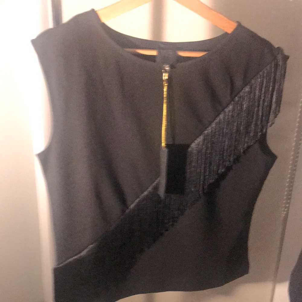 Elegant Black Sleeveless Top